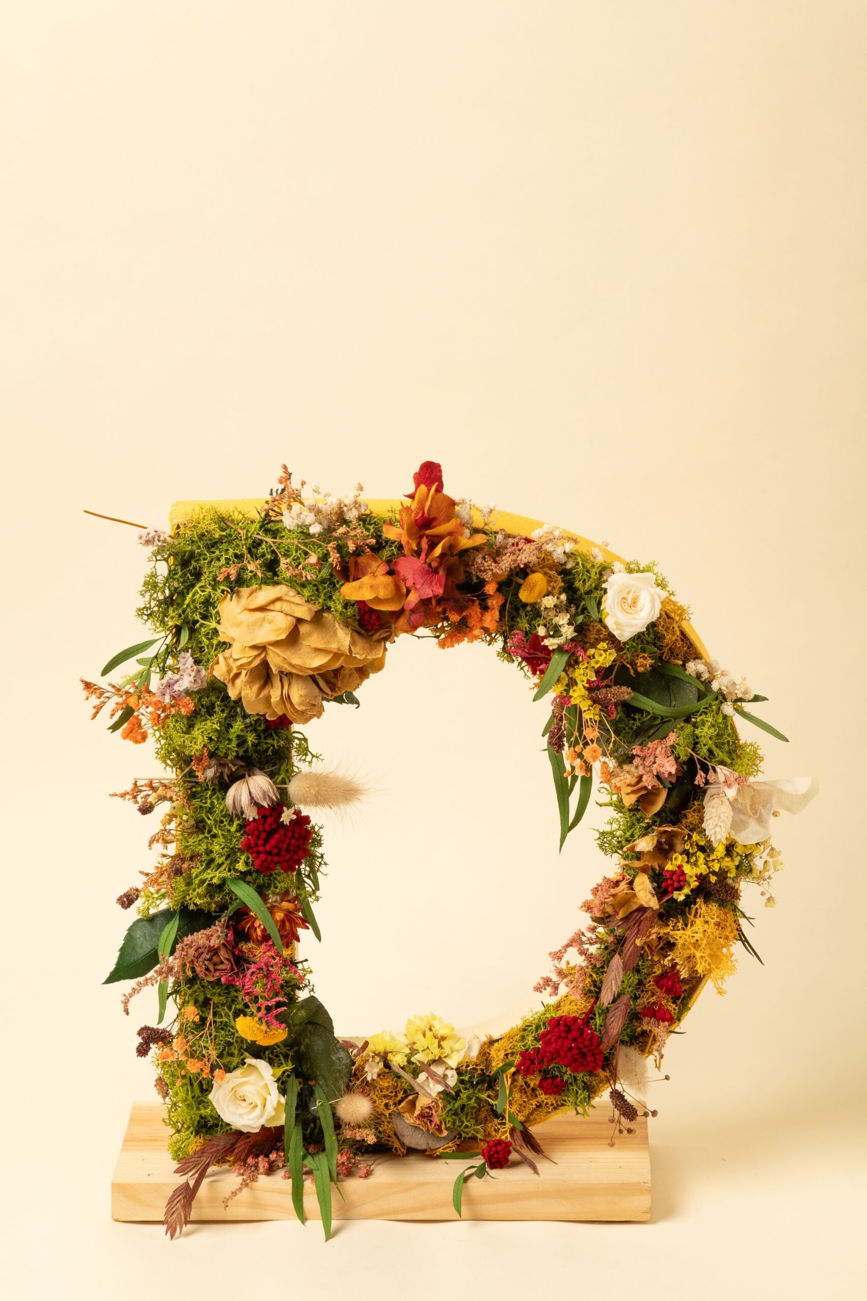 5. LETRAS CON FLORES PRESERVADAS LETRAS CON FLORES PRESERVADAS - Imagen 1
